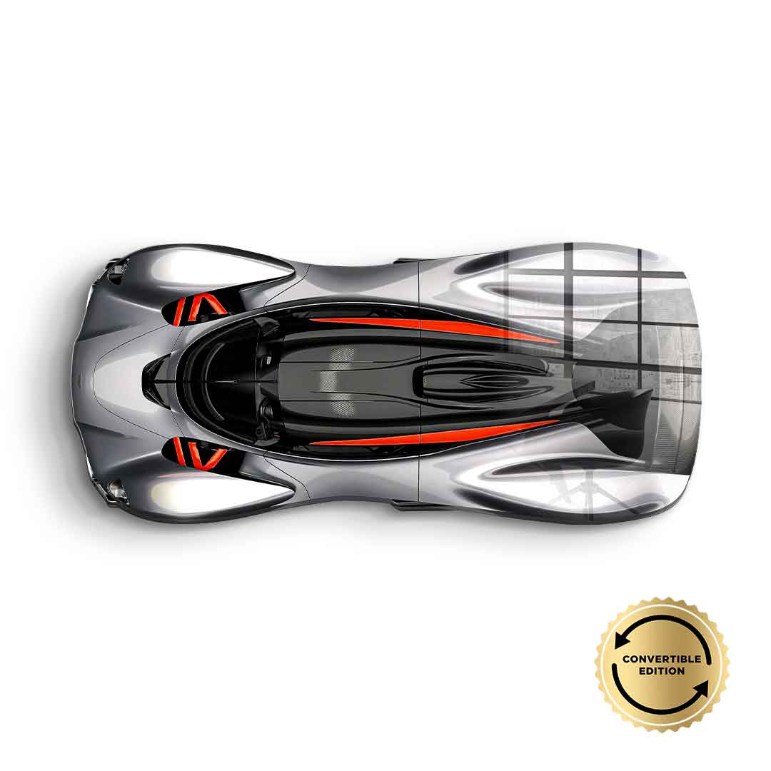 Rzeźba ścienna Aston Martin Valkyrie - szkło akrylowe