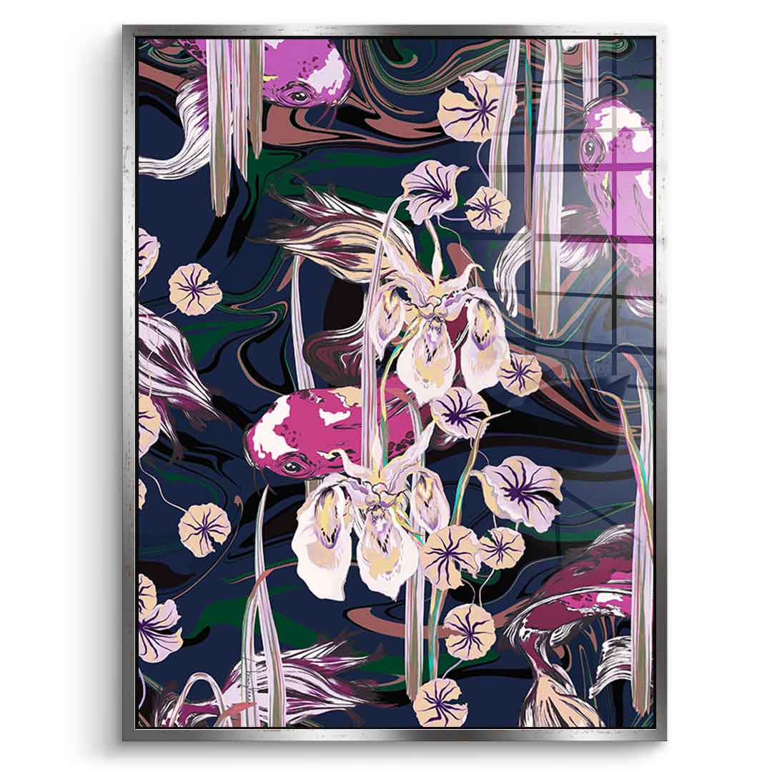 Koi Pond Purple - Akryl