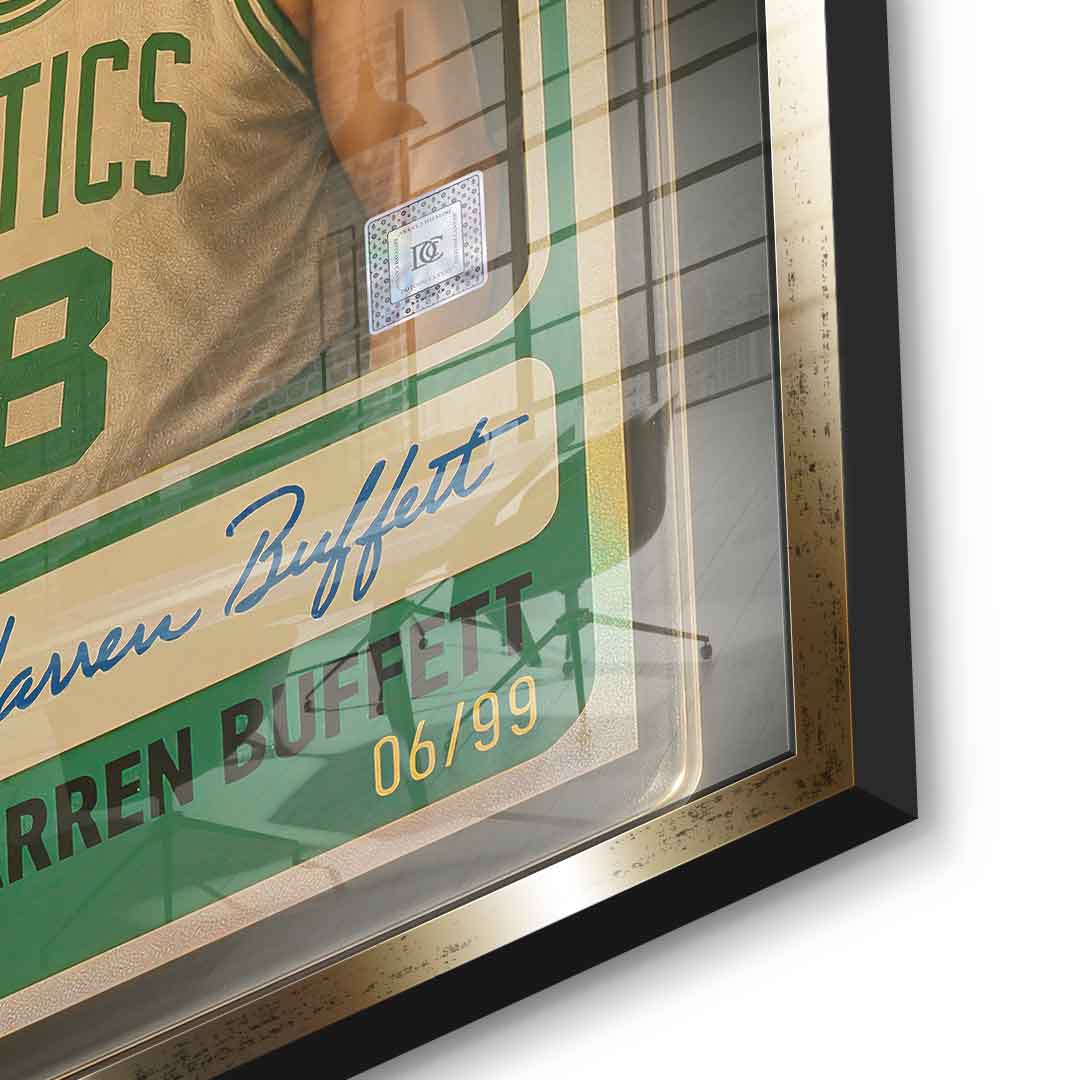 DOTCOMCANVAS Warren Buffett Basketball Card Acrylglas - 2
