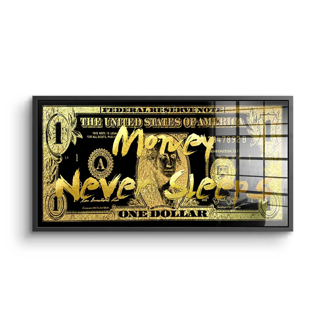 MONEY NEVER SLEEPS - BLATTGOLD