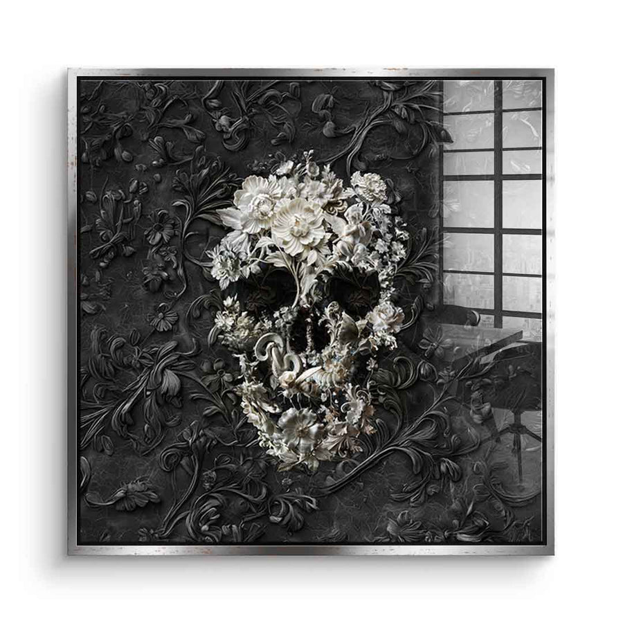 Marble Skull - Acrylic glass