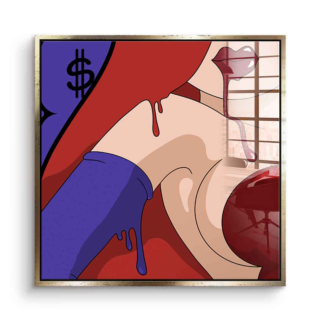 Melting Jessica 2 - Quadrat Edition - Acrylglas