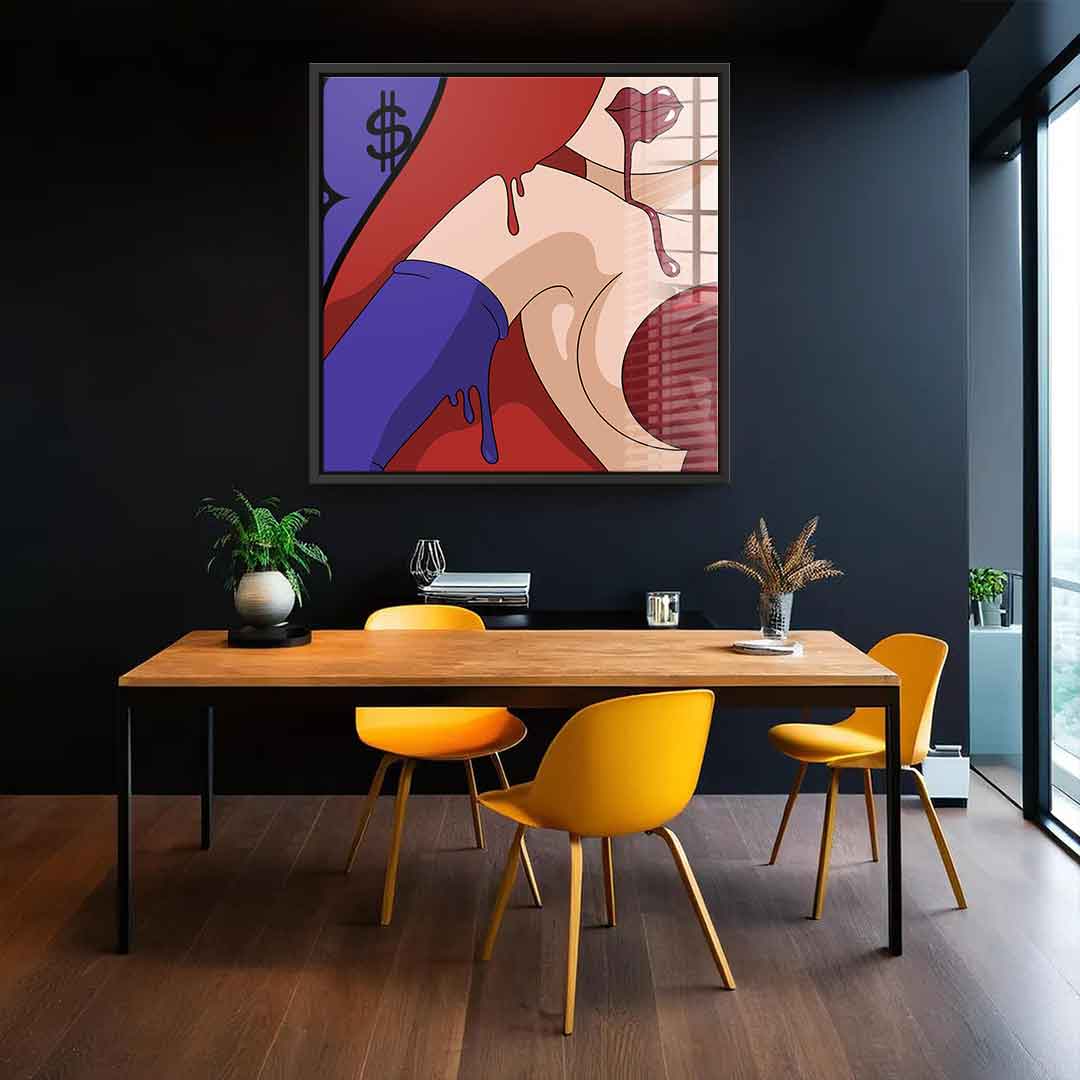 Melting Jessica 2 - Quadrat Edition - Acrylglas