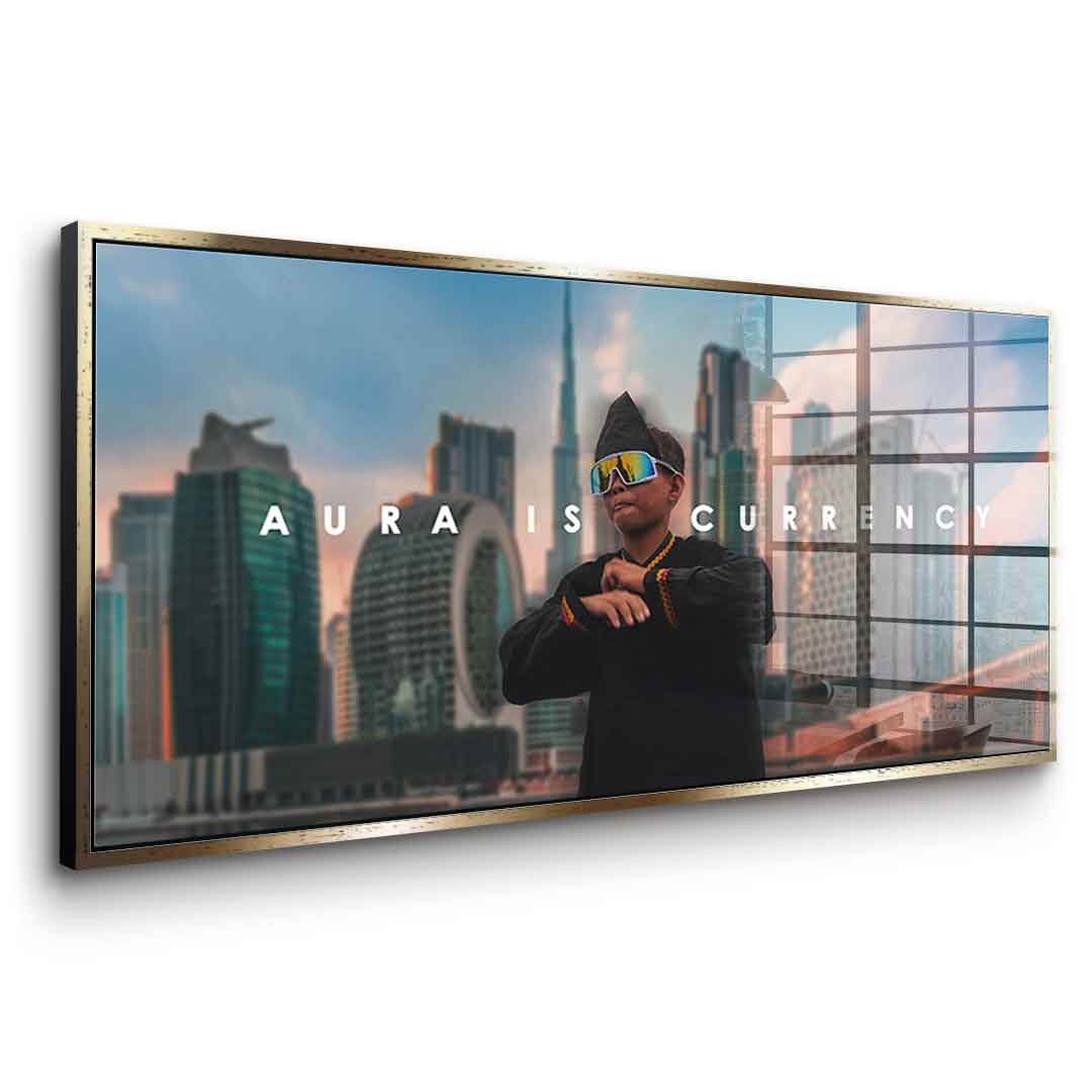 AURA IS CURRENCY - Acrylic glass
