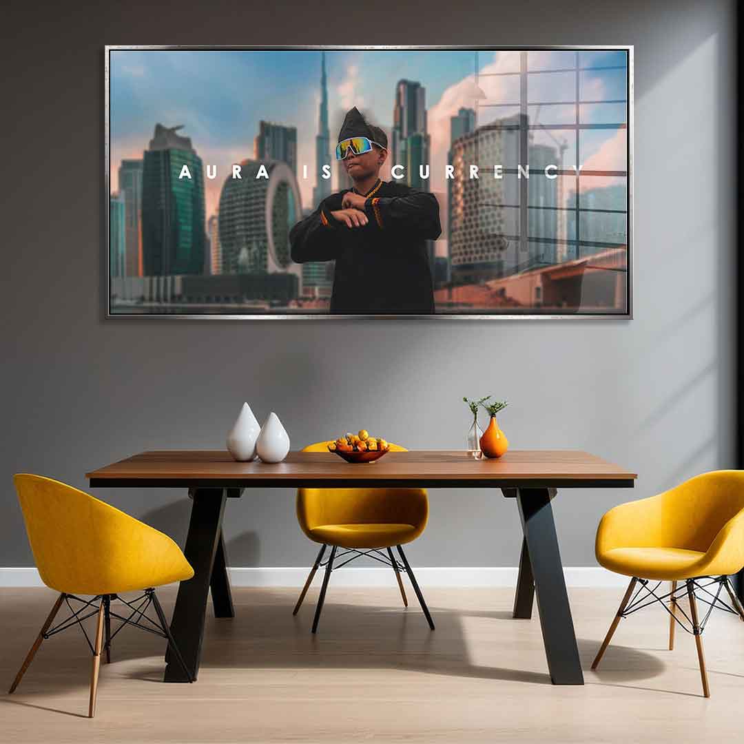 AURA IS CURRENCY - Acrylic glass