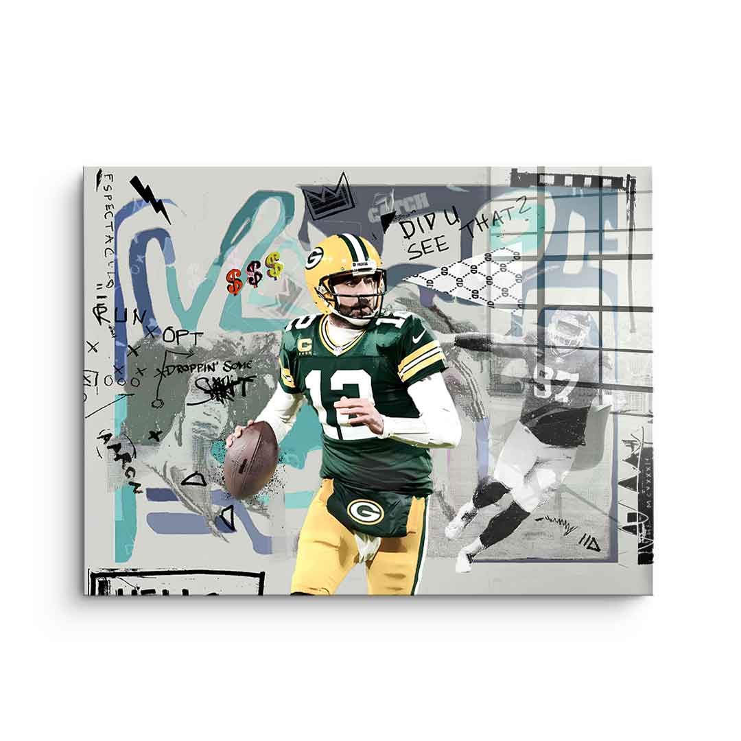 Aaron Rodgers - Acrylic glass