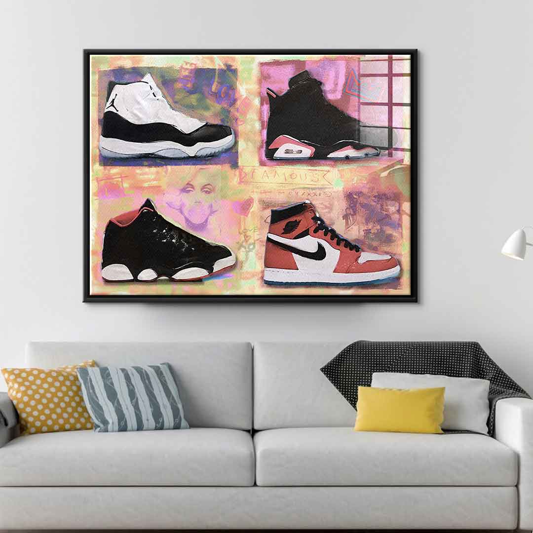 Sneakers - Acrylic glass