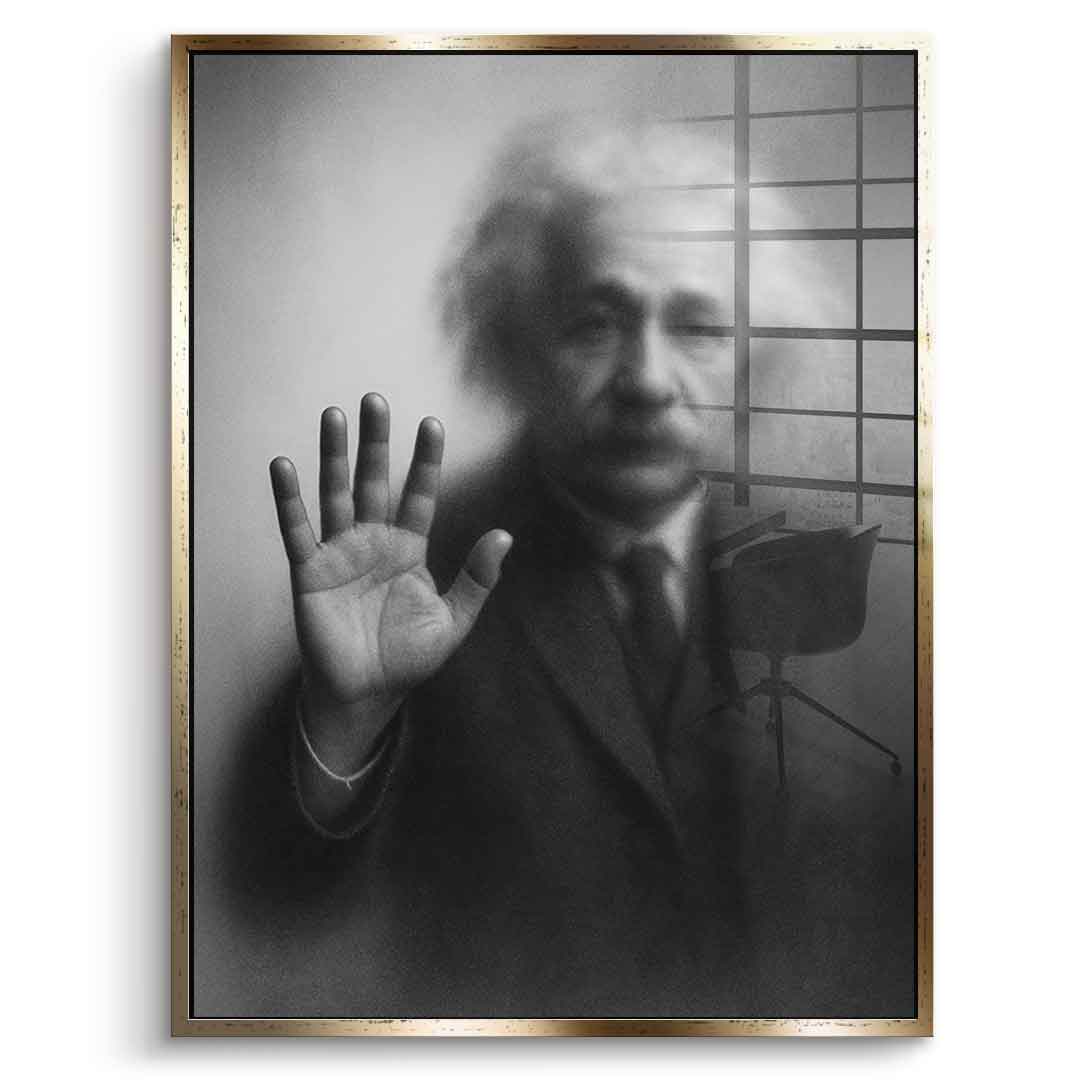 Sylwetka Einsteina – szkło akrylowe