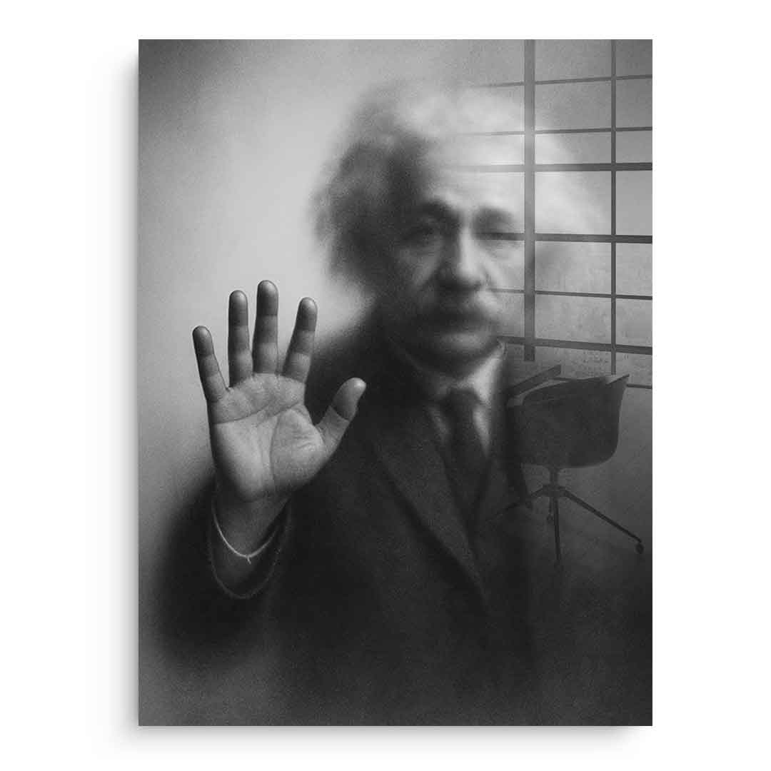 Sylwetka Einsteina – szkło akrylowe