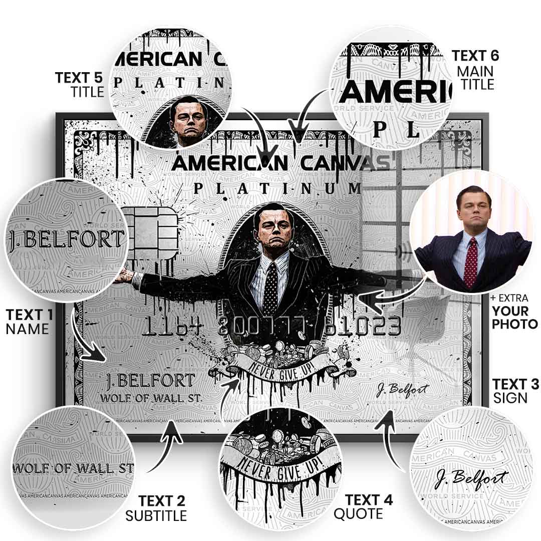 Royal American Canvas V2 - Możliwość personalizacji - Szkło akrylowe