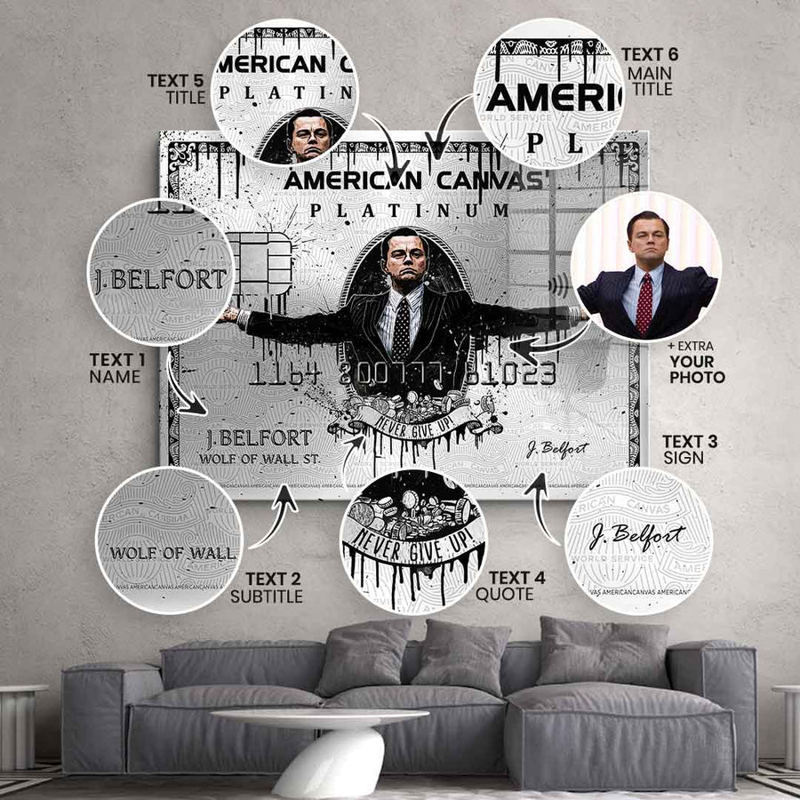 Royal American Canvas V2 - Personalisierbar - Acrylglas