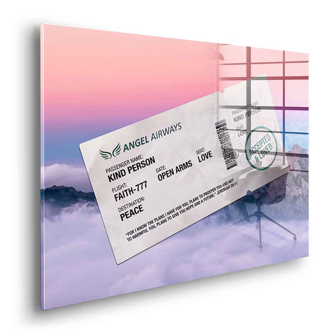 Angel Airways - Acrylic glass