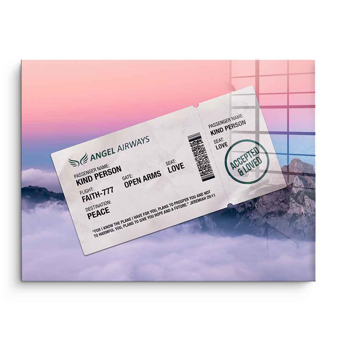 Angel Airways - Acrylic glass