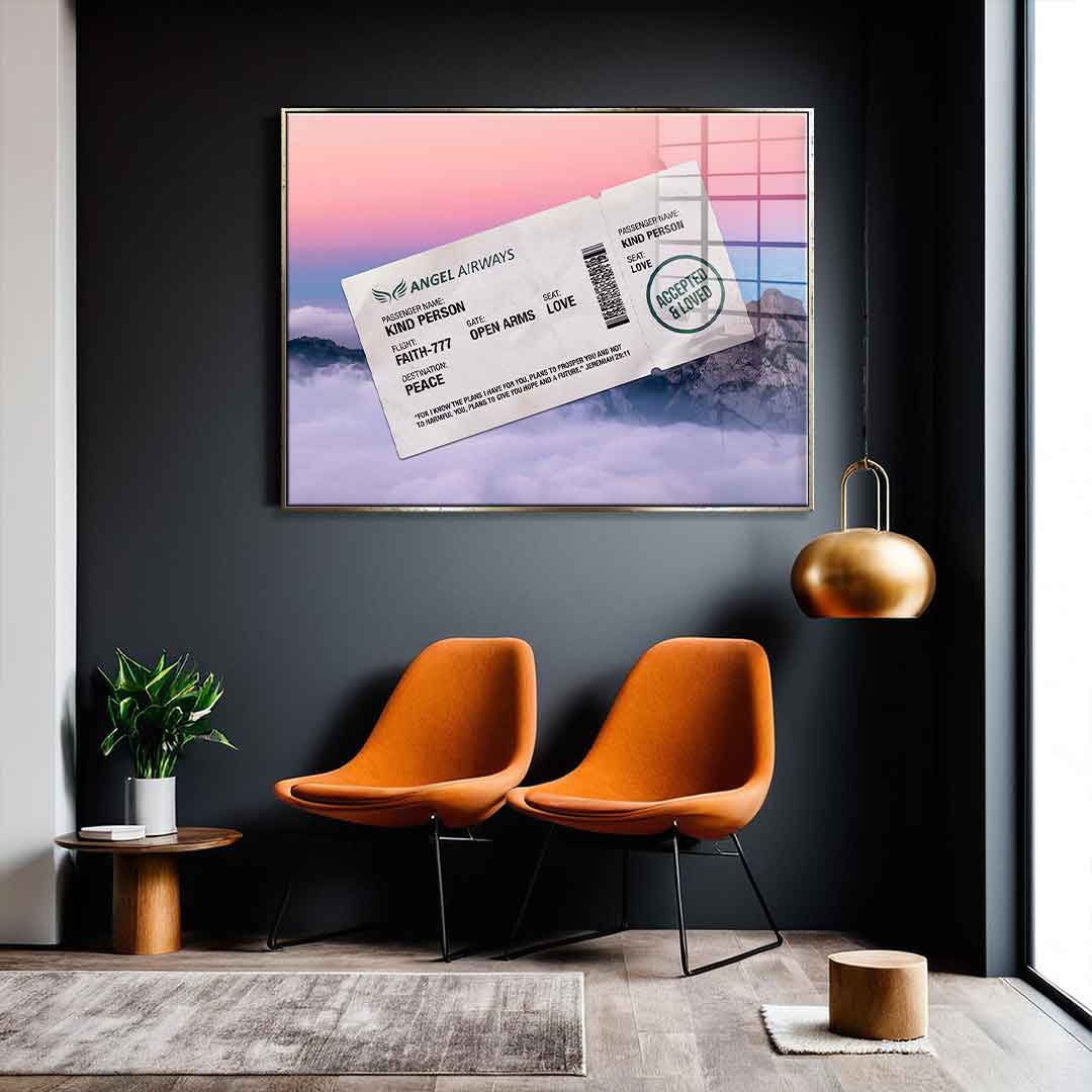 Angel Airways - Acrylic glass