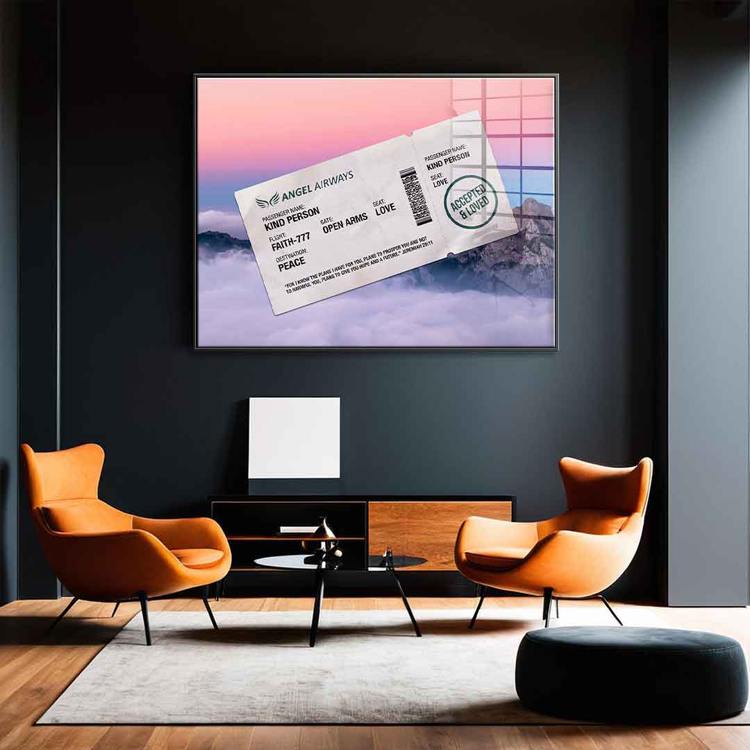 Angel Airways - Acrylic glass