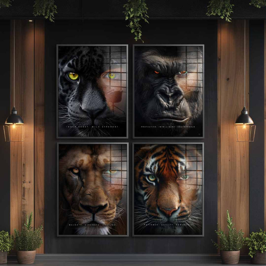 Animal Fusion - Szkło akrylowe 4x