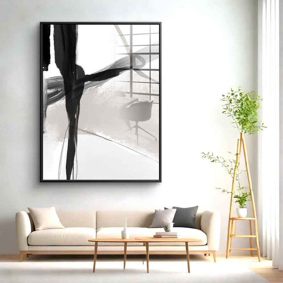 Artistic Brush Strokes - Acrylic Glass