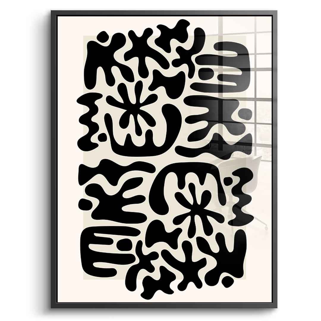 B&amp;W - Acrylic glass