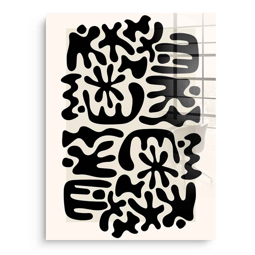 B&amp;W - Acrylic glass