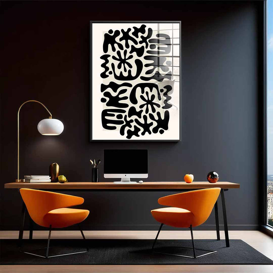 B&amp;W - Acrylic glass