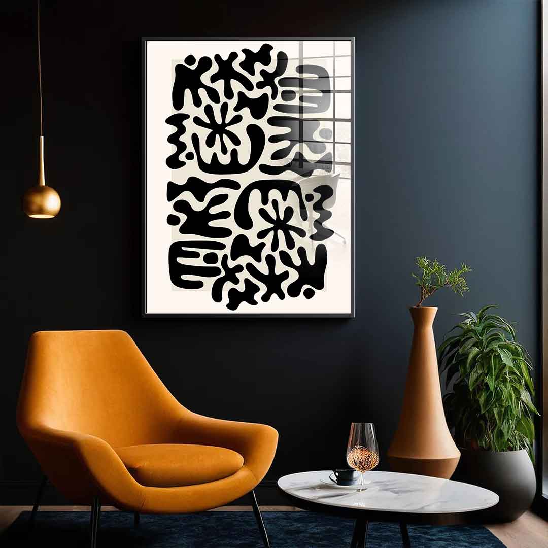 B&amp;W - Acrylic glass
