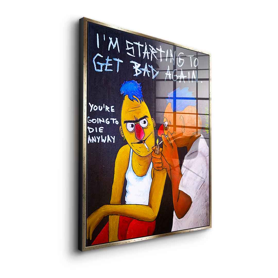 Badass Ernie i Bert – szkło akrylowe