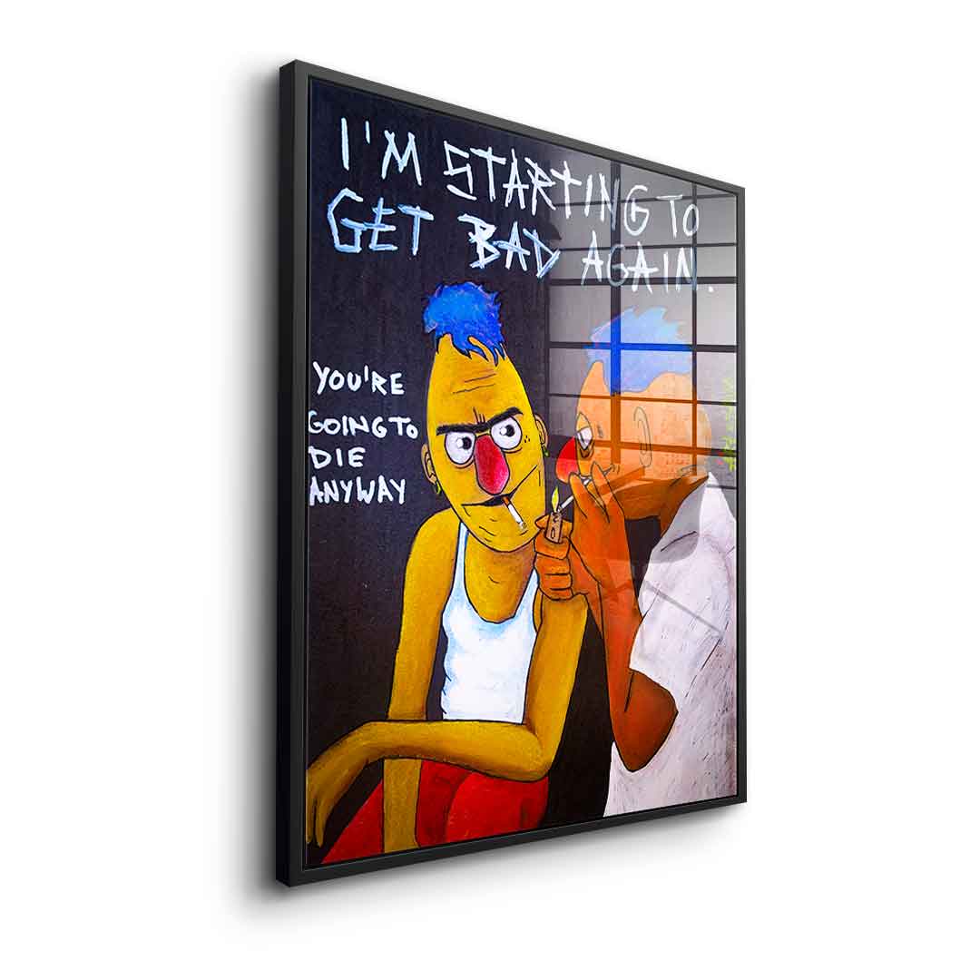 Badass Ernie i Bert – szkło akrylowe