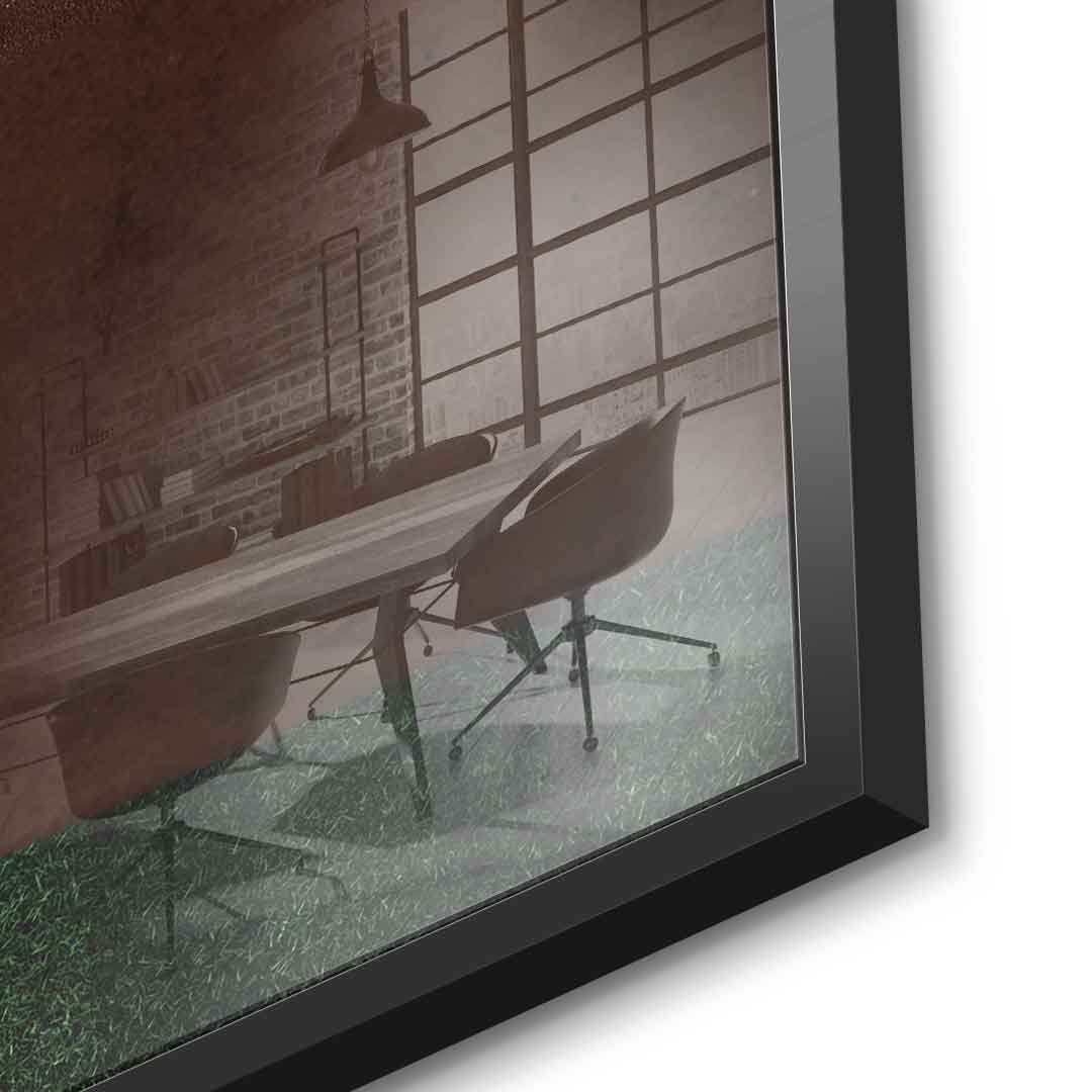 Chasing Greatness #Baseball - Square Edition - Acrylic Glass Print