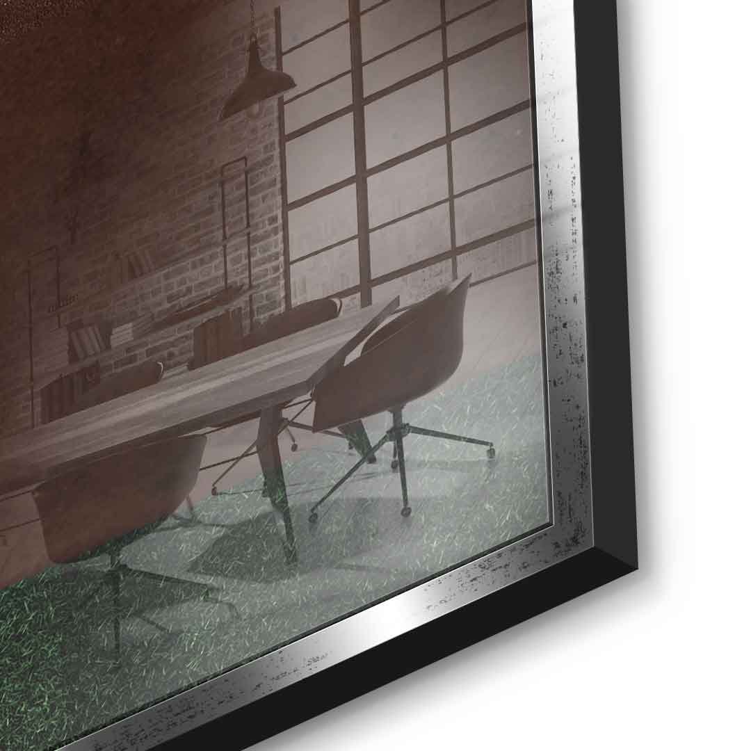 Chasing Greatness #Baseball - Square Edition - Acrylic Glass Print