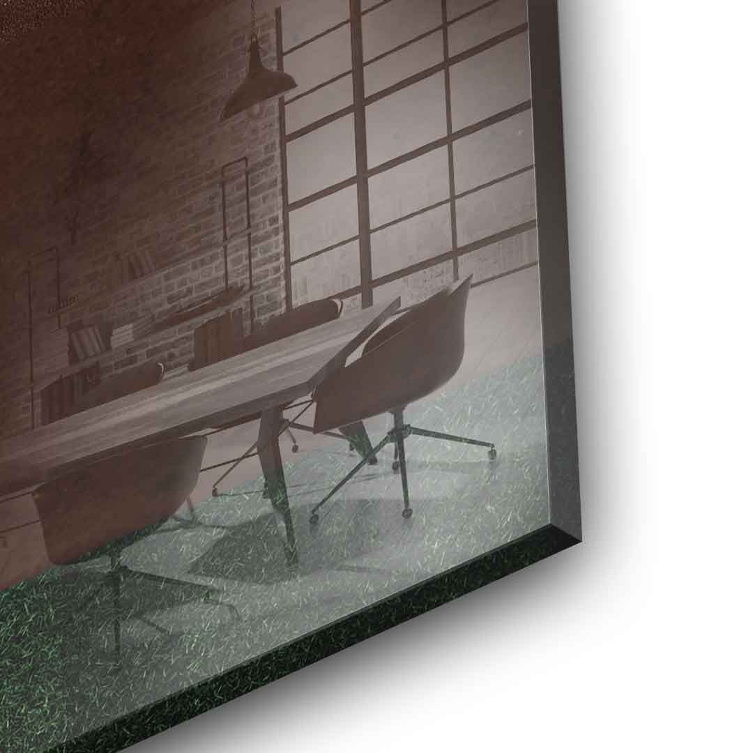 Chasing Greatness #Baseball - Square Edition - Acrylic Glass Print