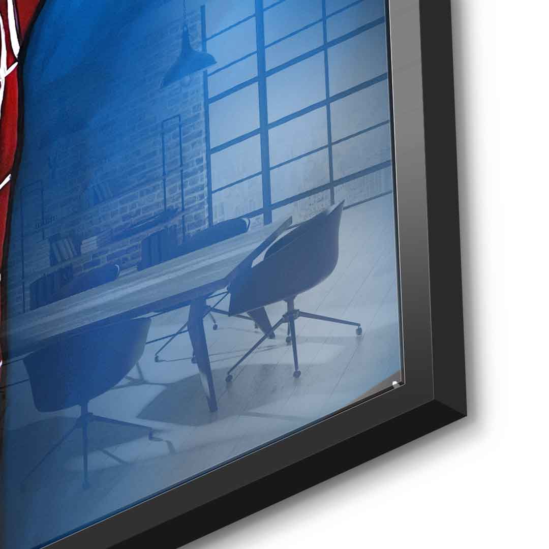 Night Fighter vs. Spider Warrior - Acrylic Glass