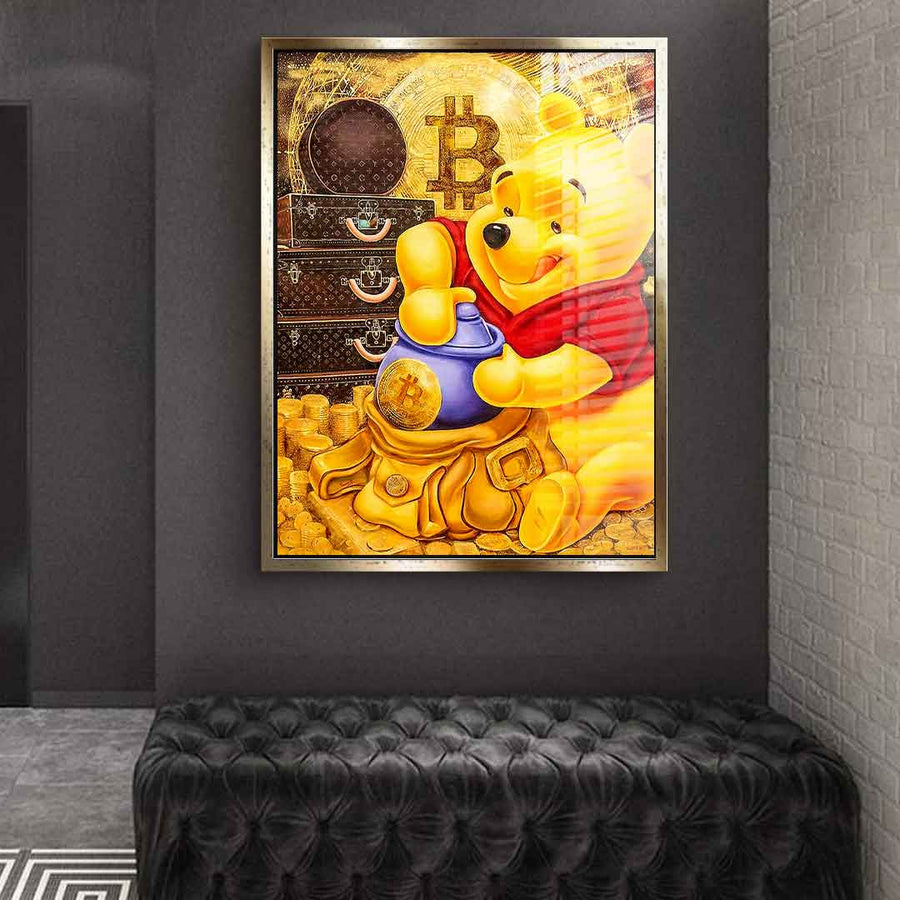 Bitcoin Bear - Szkło akrylowe
