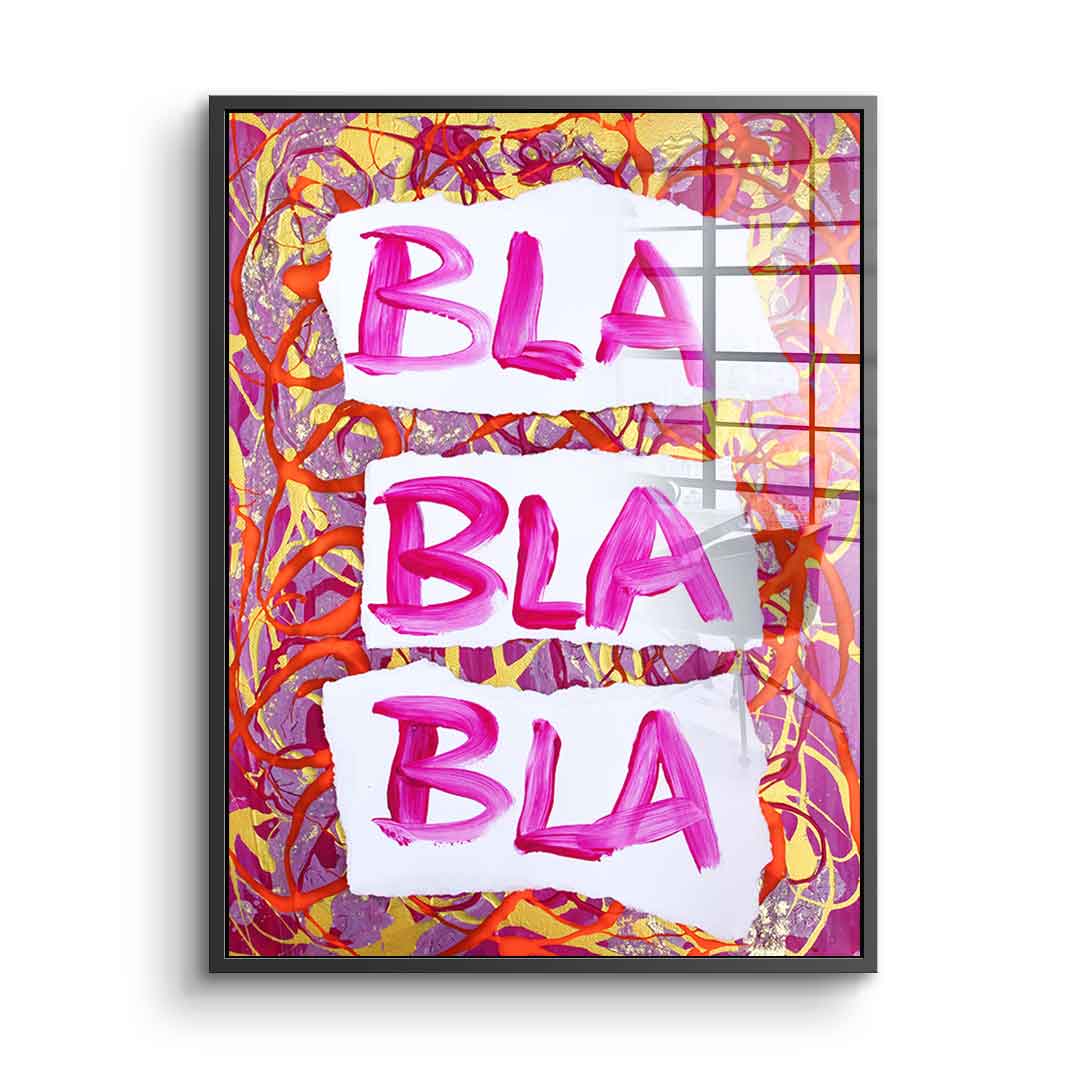 Bla bla bla – Szkło akrylowe