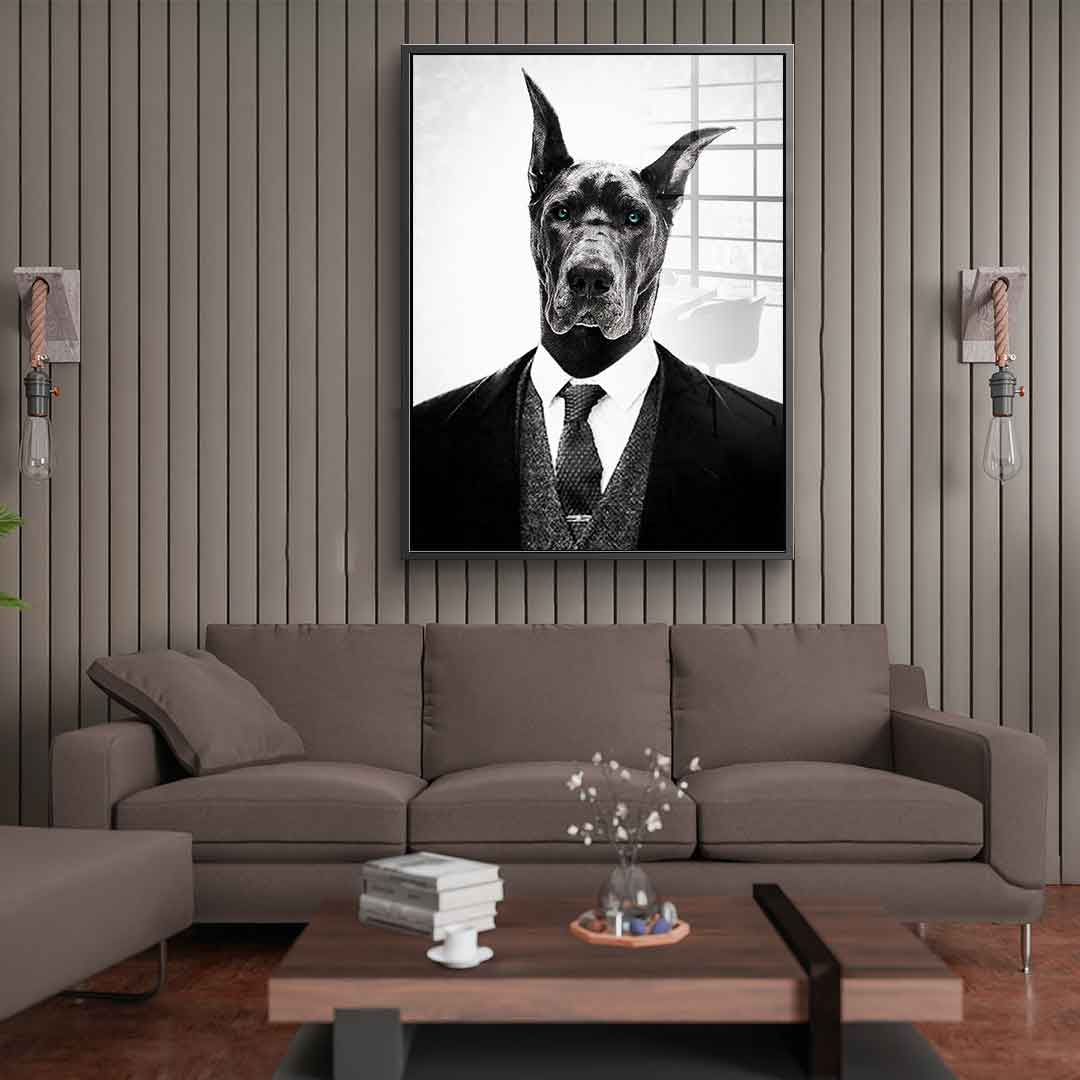 Black Dog - Acrylic glass