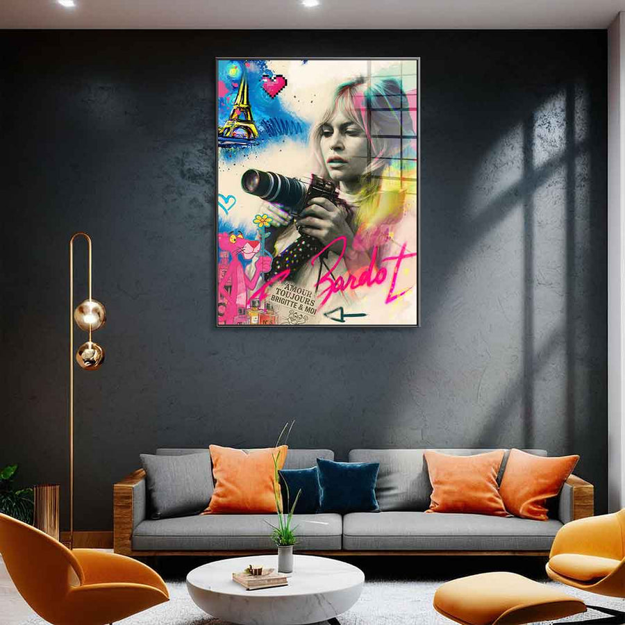 Brigitte Paris - Acrylic glass