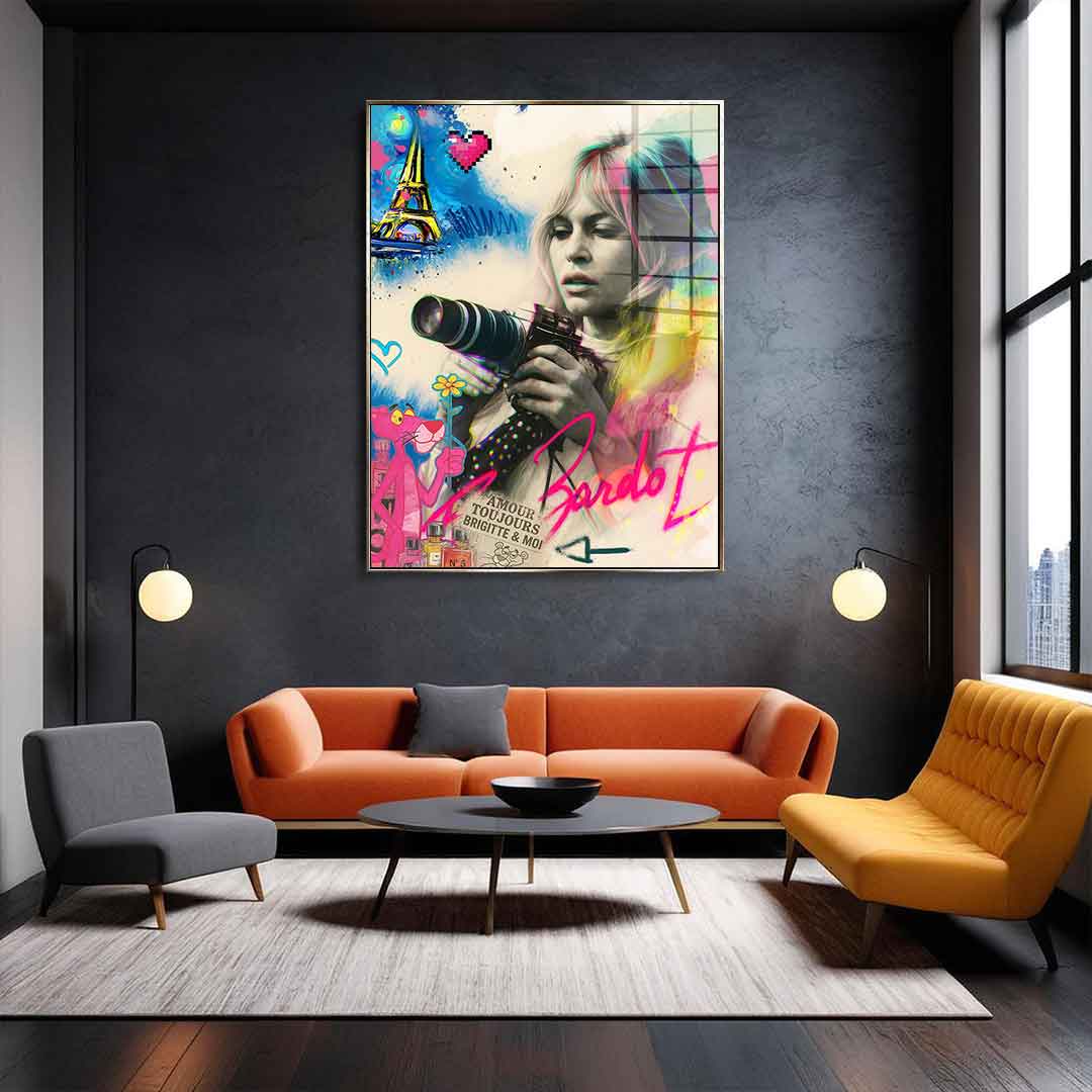 Brigitte Paris - Acrylglas