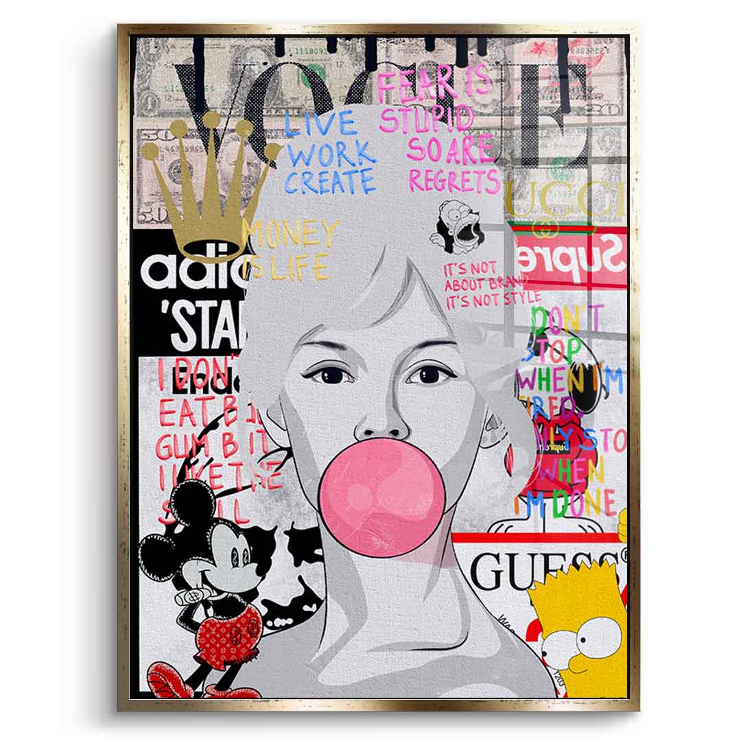 Brigitte Bardot - Acrylic glass