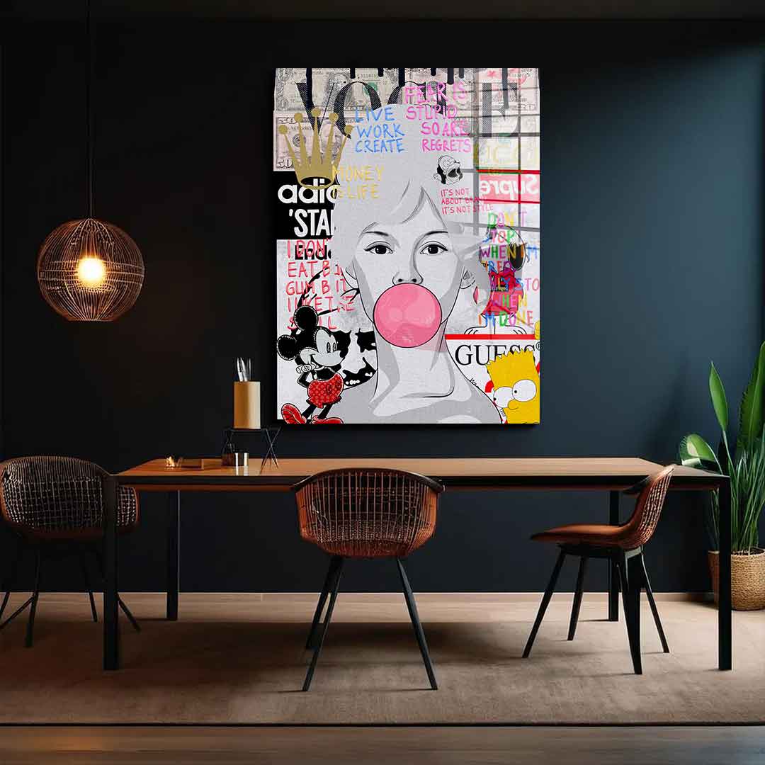 Brigitte Bardot - Acrylic glass