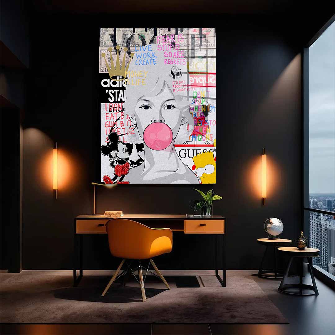 Brigitte Bardot - Acrylic glass