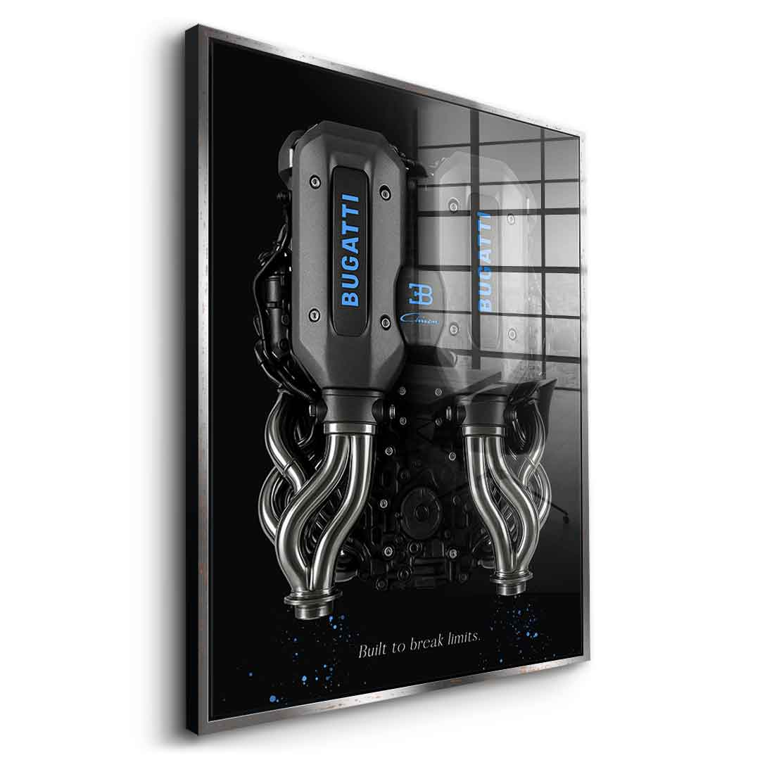 Bugatti Engine - Acrylglas