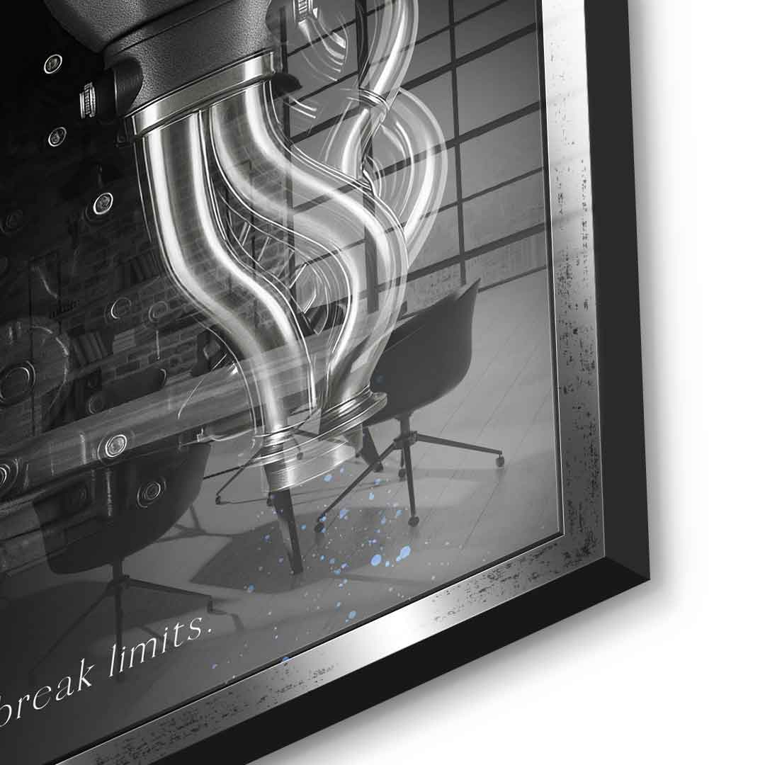 Bugatti Engine - Acrylglas
