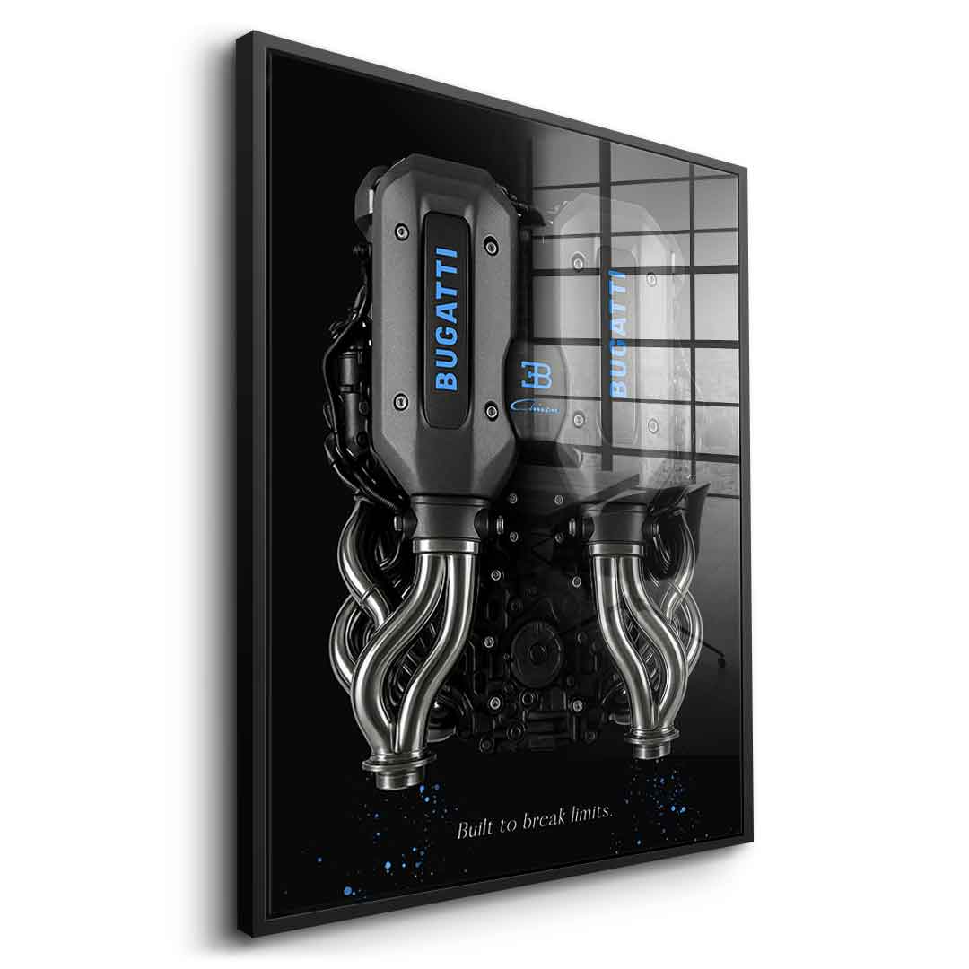 Bugatti Engine - Acrylglas