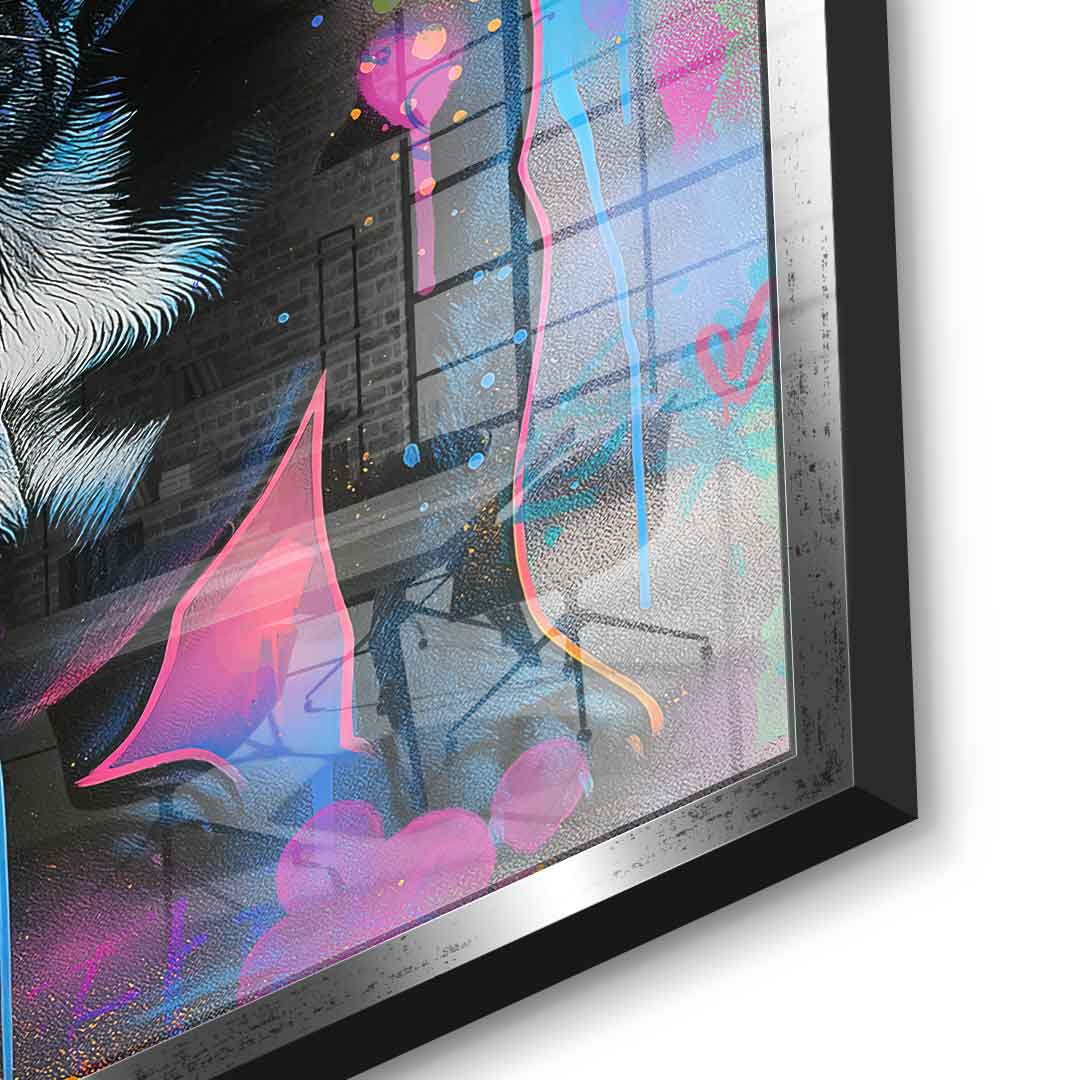 Bulli Graffiti - Acrylglas