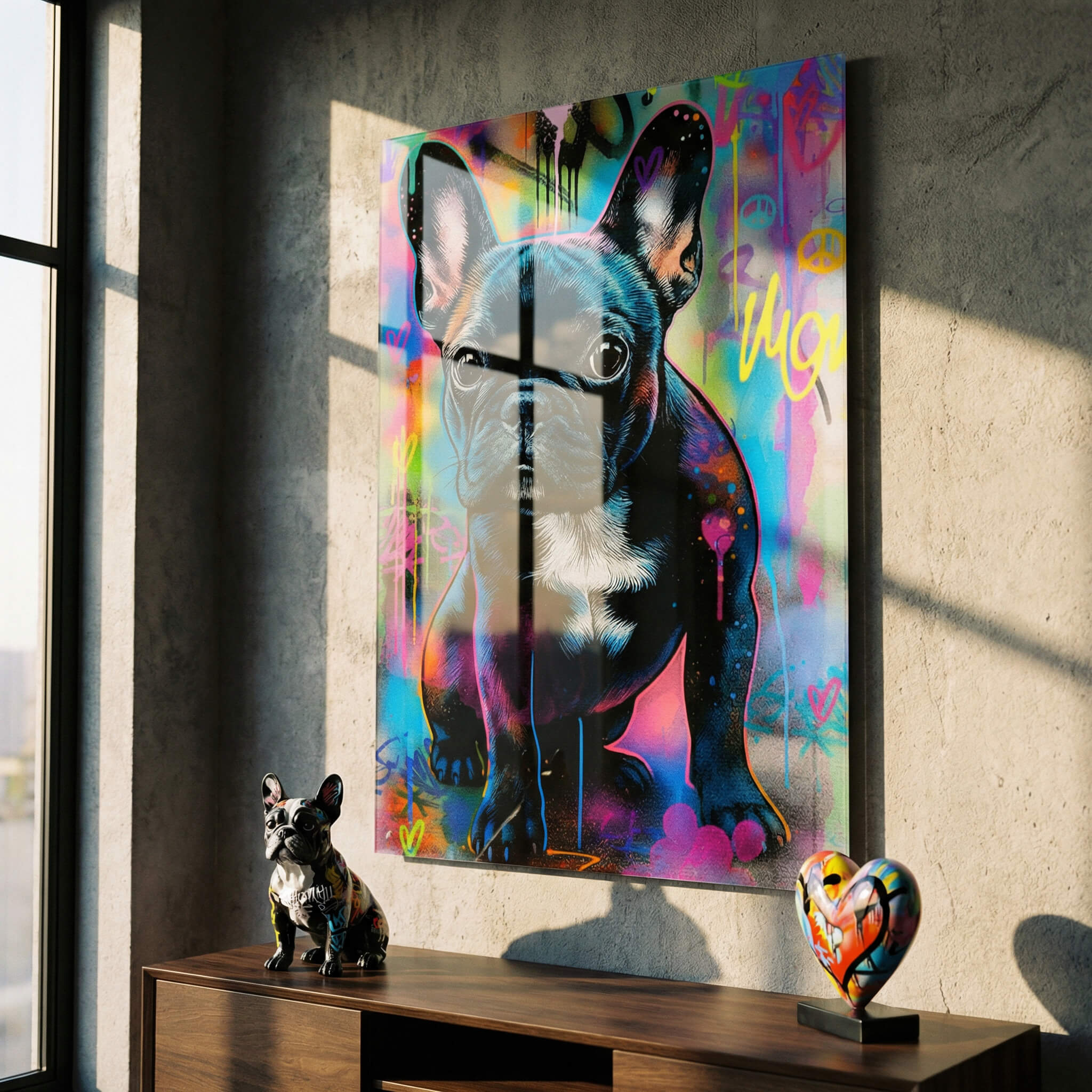 Bulli Graffiti - Acrylglas