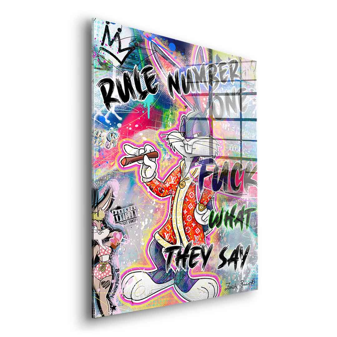 Bunny Fuck - Acrylglas