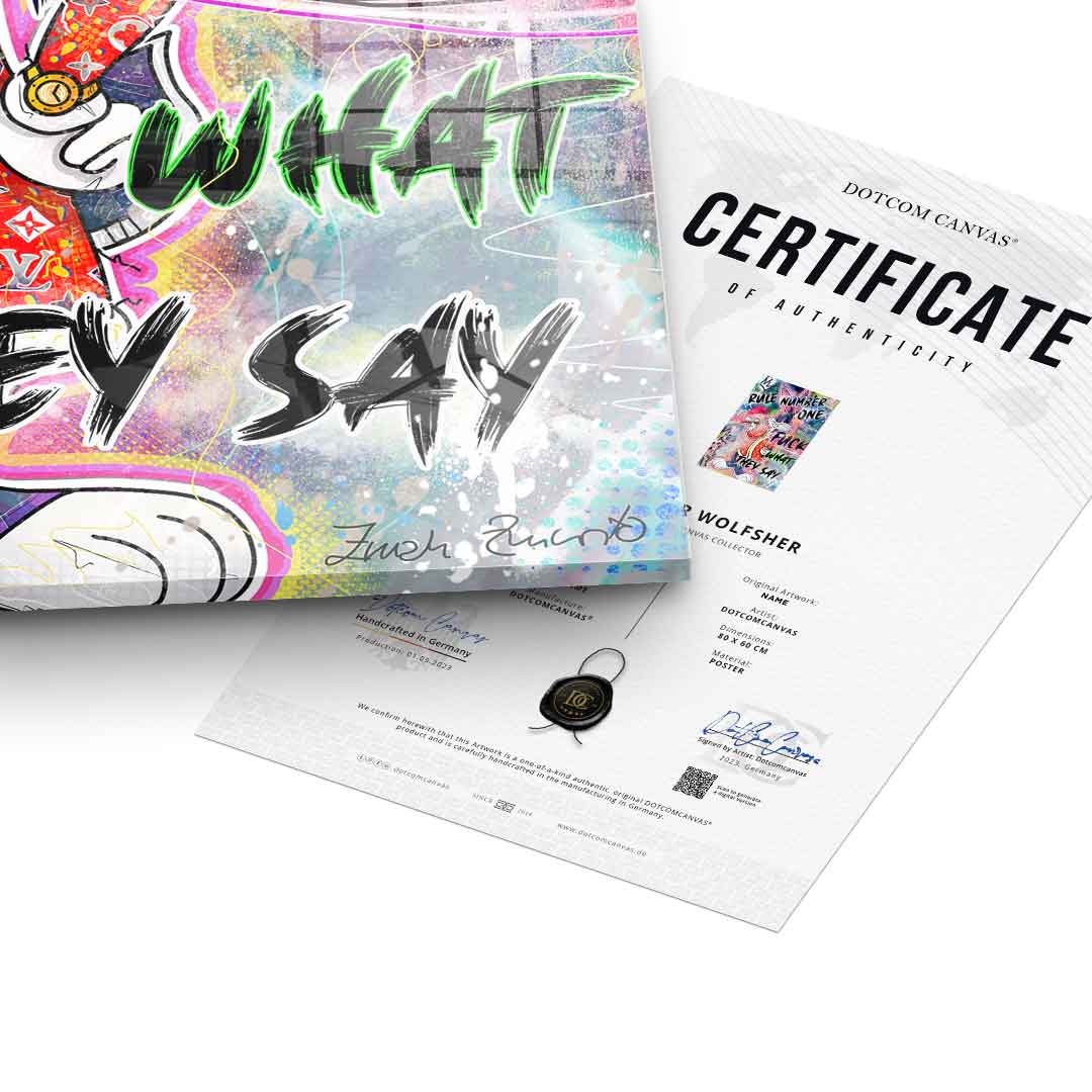 Bunny Fuck - Acrylglas