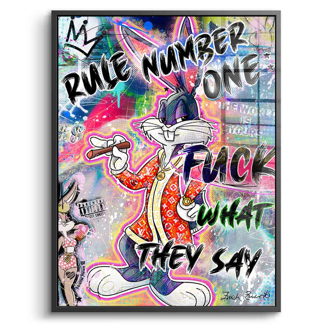 Bunny Fuck - Acrylglas