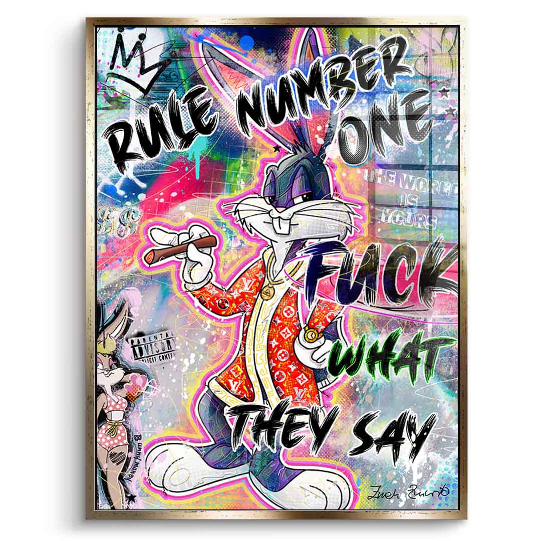 Bunny Fuck - Acrylglas