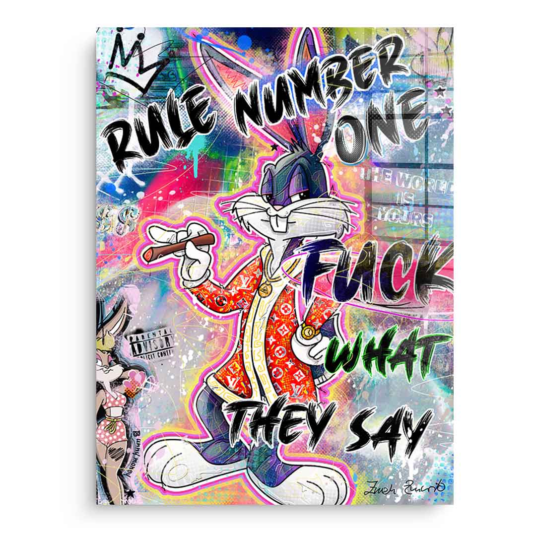 Bunny Fuck - Acrylglas