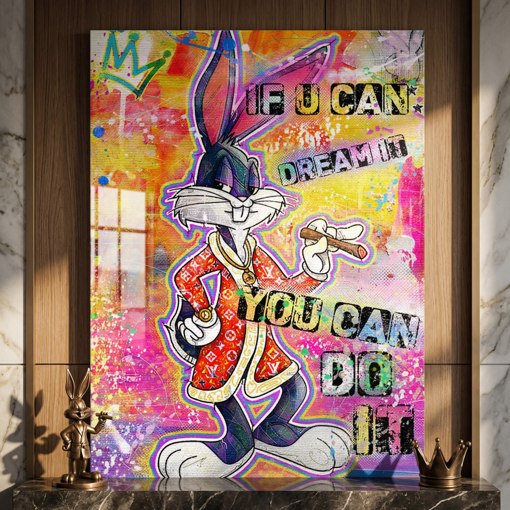 Bunny If You Can Dream It - acrylic glass